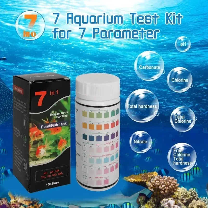 Planted Aquarium Test Kit - ホットセール水槽テストストリップPHテストストリップ水質魚タンクテストストリップPHキット淡水プール水槽水