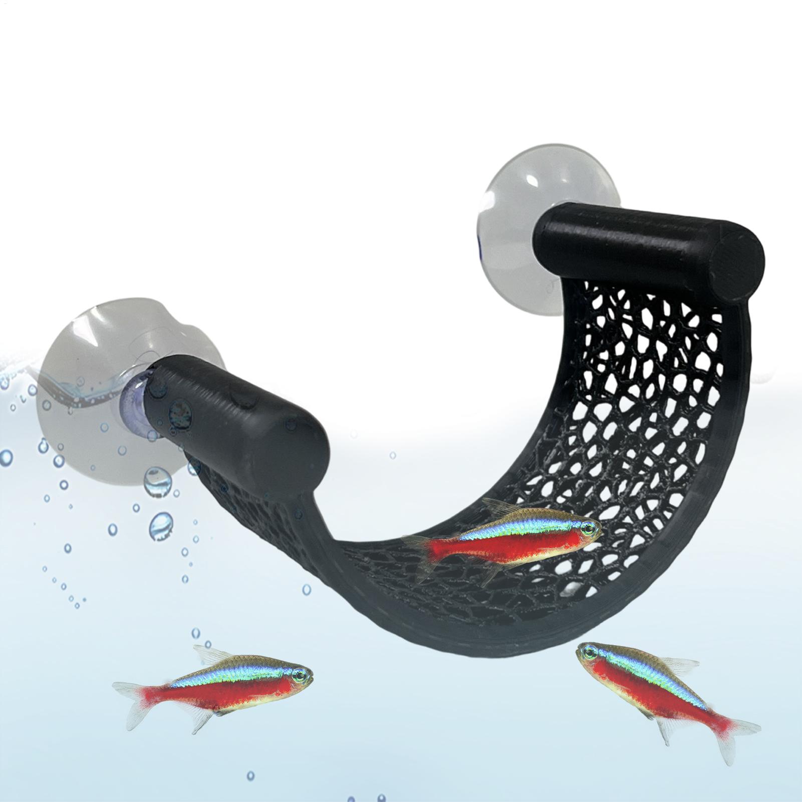 Aquarium Plant Rings - フローティングベタフィッシュハンモック フローティング休憩プラットフォーム フィッシュハンモック シュリンプケーブ 吸盤付きフローティングベタ休憩スポット