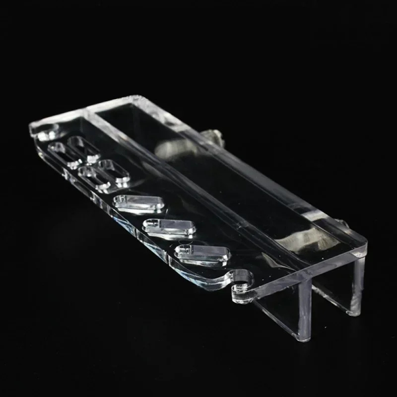 Aquarium Plant Holder - 1 個新しい水族館植物ツール収納ラックアクリルホルダーピンセットスクレーパーはさみ水槽水草クリーニングツールホルダー