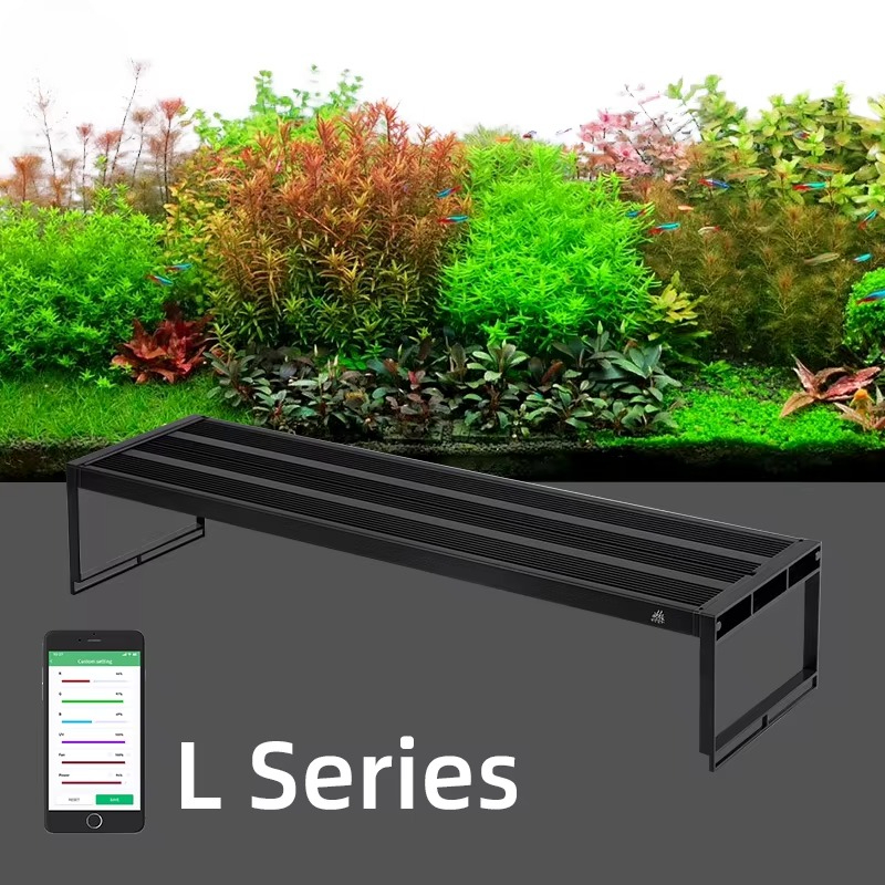 Planted Aquarium Uv Light - 伸縮ブラケット付きシリーズ水槽ライト RGB+UV フルスペクトル水槽プランテッドランプ 淡水水槽用