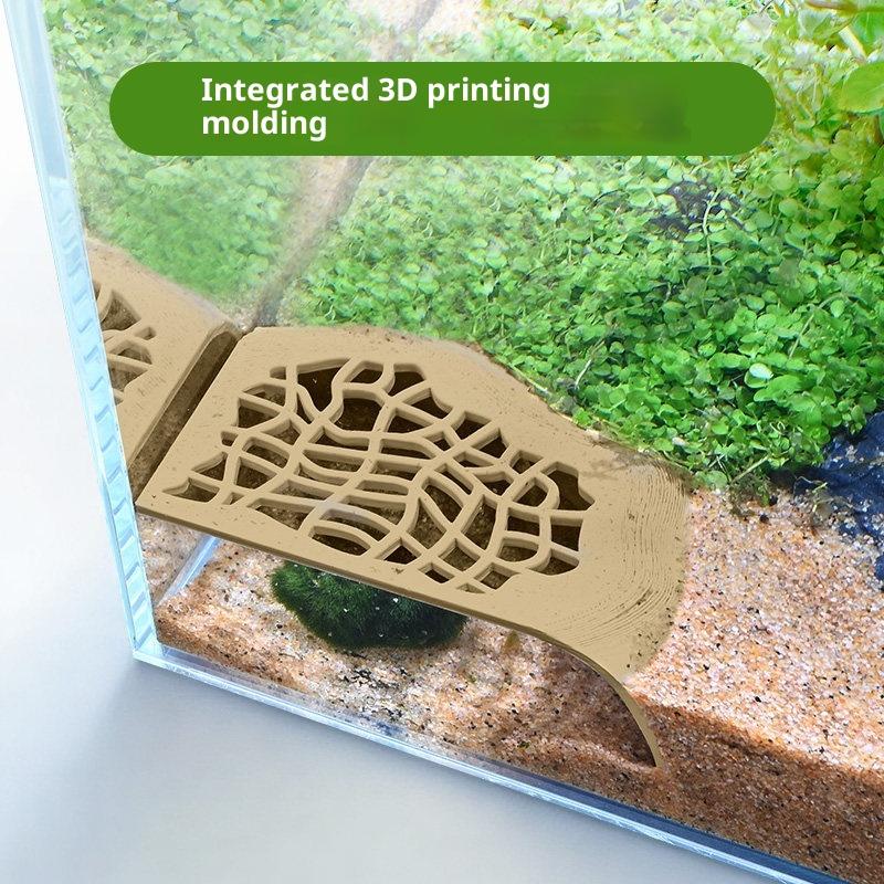 Aquarium Plant Rings - 水槽用隠れ洞窟シェルター 小魚や繁殖休憩用の地下洞窟 水槽の景観装飾