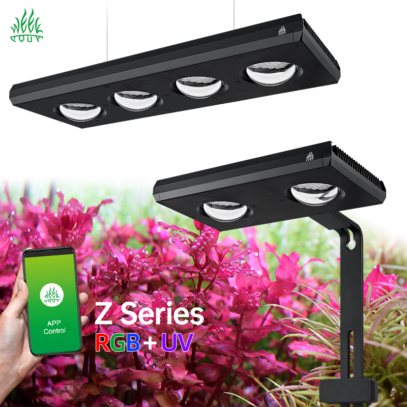 Planted Aquarium Uv Light - ウィークアクア Z250 プロ フルスペクトルLED水槽ライト RGB UV