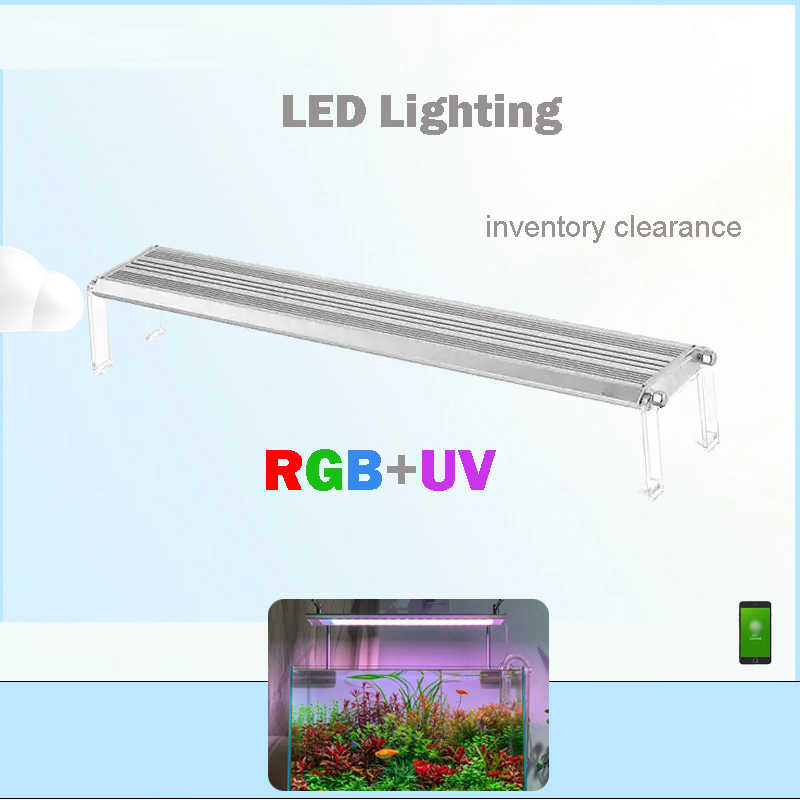 Planted Aquarium Uv Light - LED照明 60cm 80cm 90cm RGB UV