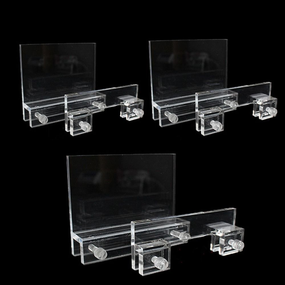 Aquarium Plant Holder - 透明アクリル製水槽LEDライトホルダー、穴あけ不要の吊り下げ式水槽ランプ固定具、魚タンクライトスタンド