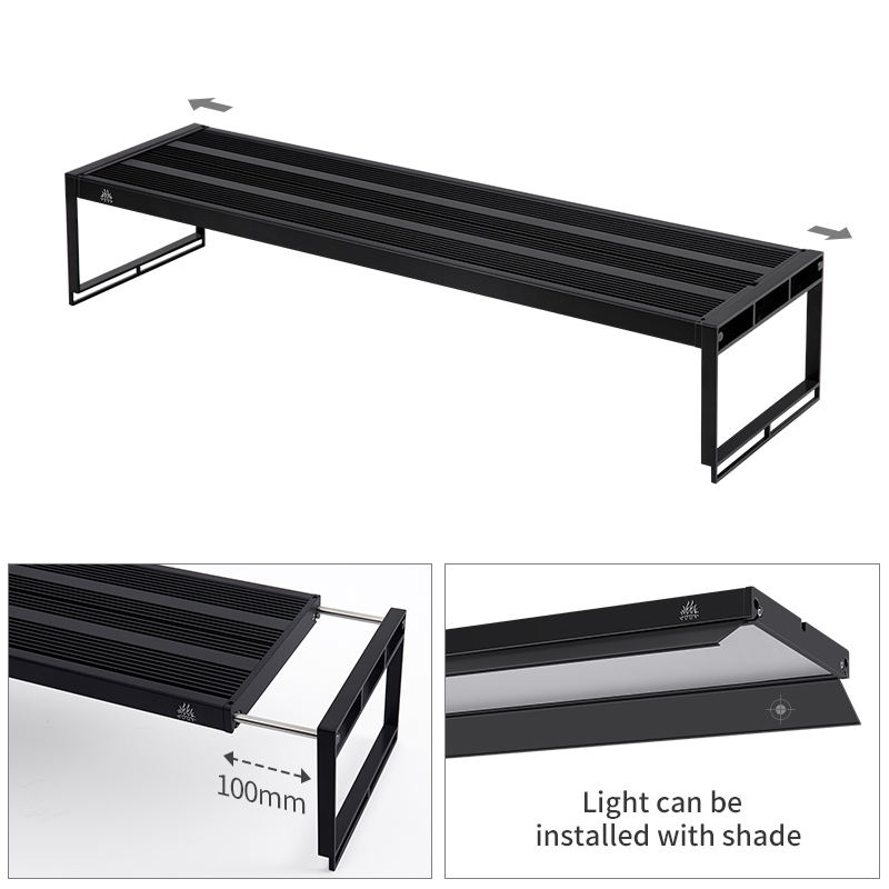 Planted Aquarium Uv Light - Lシリーズ 60/90/120cm Ver.3 フルスペクトル水槽植物育成ライト Bluetooth RGB+UV