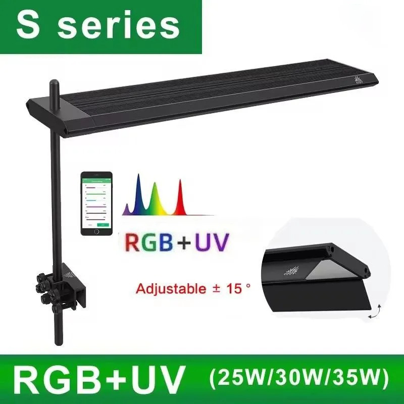 Planted Aquarium Uv Light - S300/400/450Pro Ver.3 RGB + UV フルスペクトル水槽造景植物用水槽ライト