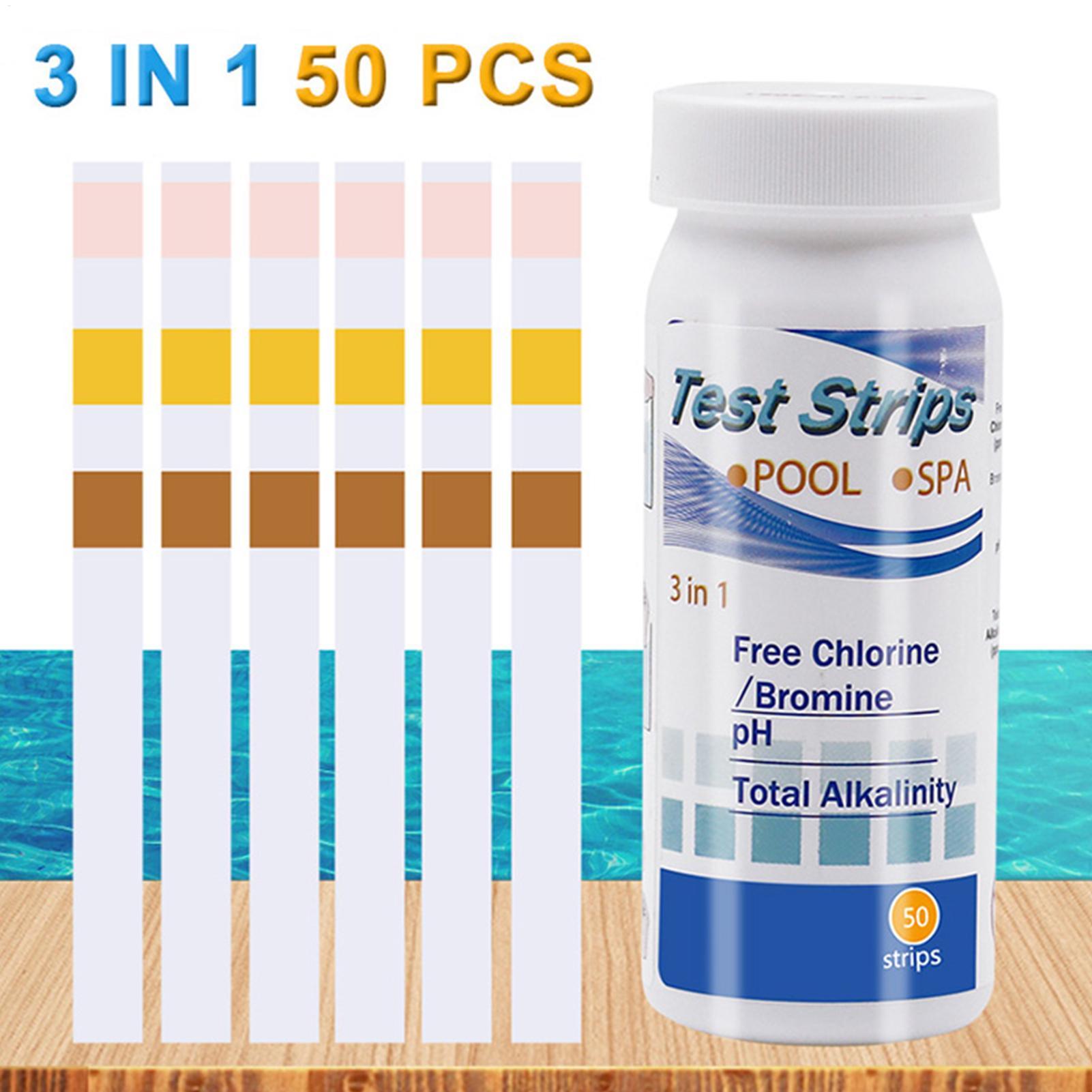 Planted Aquarium Test Kit - 水質検査キット 50枚入り/ボトル 高精度プール・スパ用テストストリップキット 魚水槽用テストストリップ pH検査キット