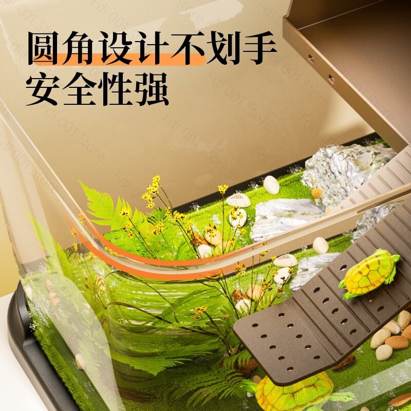 カメ飼育スターターキット PCカメ水槽 バスキングプラットフ - Planted Aquarium Starter Kit のレビューと価格