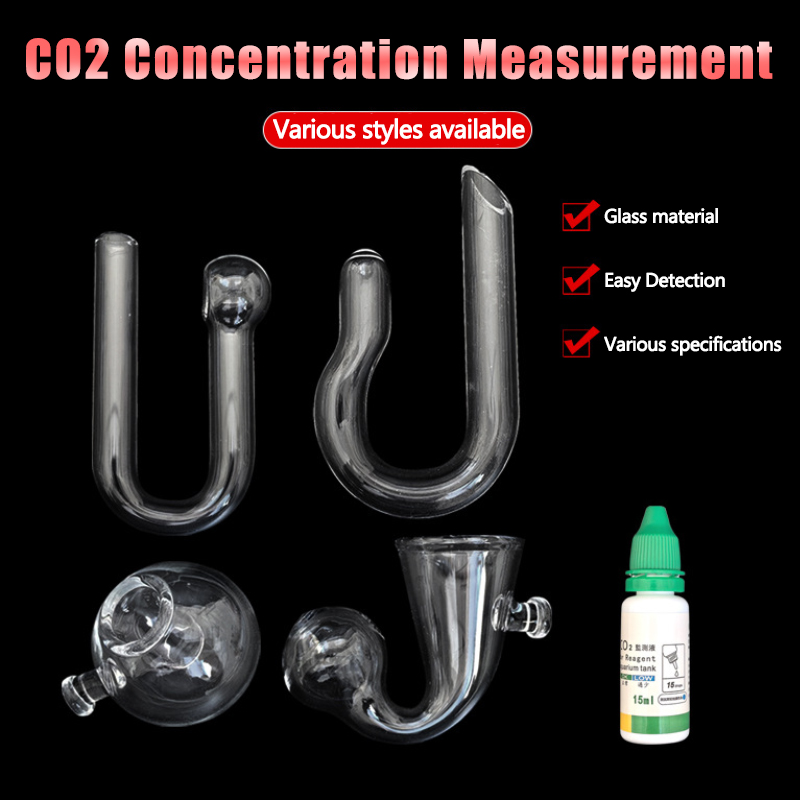 拡散ガラス CO2 ドロップチェッカー水族館ハングオン CO - Planted Aquarium Test Kit のレビューと価格