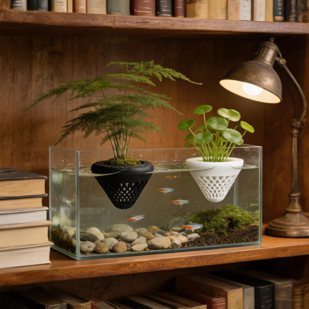 2個入りフローティングアクアリウムプラントホルダー、水槽用吊 - Aquarium Plant Holder のレビューと価格