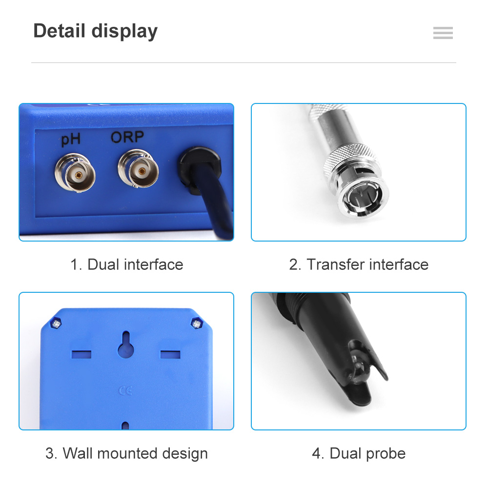 2 in 1 PH ORPコントローラー PH-803W B - Planted Aquarium Test Kit のレビューと価格