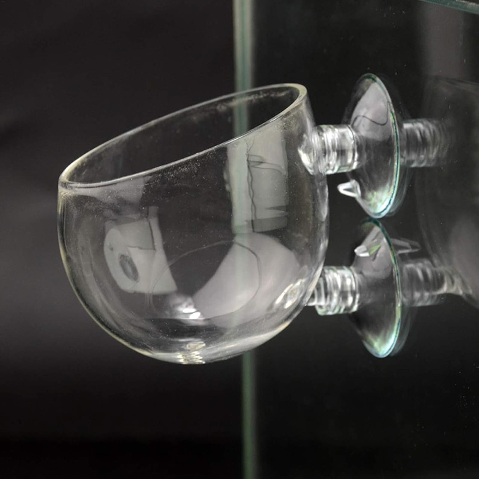 水槽用植物ホルダー ガラス製水草ポット 吸盤付き 生きた植物 - Aquarium Plant Holder のレビューと価格