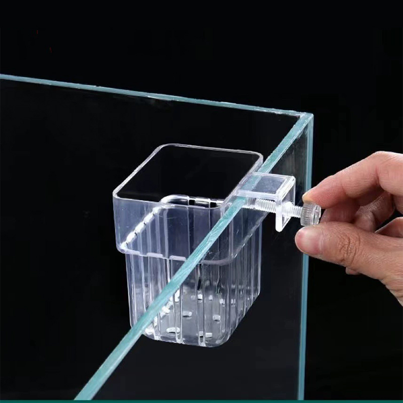 水槽植物ホルダー透明吊り下げポット水槽用水生植物栽培アクアス - Aquarium Plant Holder のレビューと価格