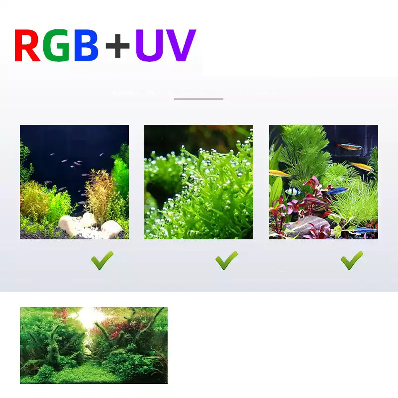 水槽と水族館用のLEDランプ,フルスペクトル,テラリウム植物 - Planted Aquarium Uv Light のレビューと価格