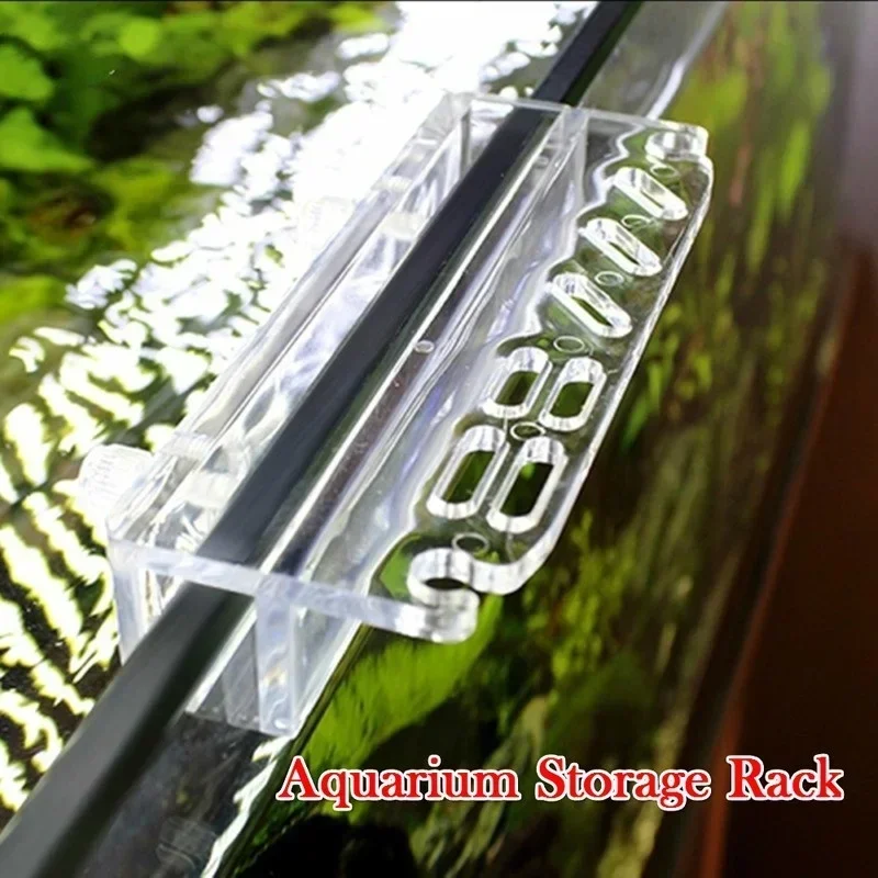 1 個新しい水族館植物ツール収納ラックアクリルホルダーピンセ - Aquarium Plant Holder のレビューと価格