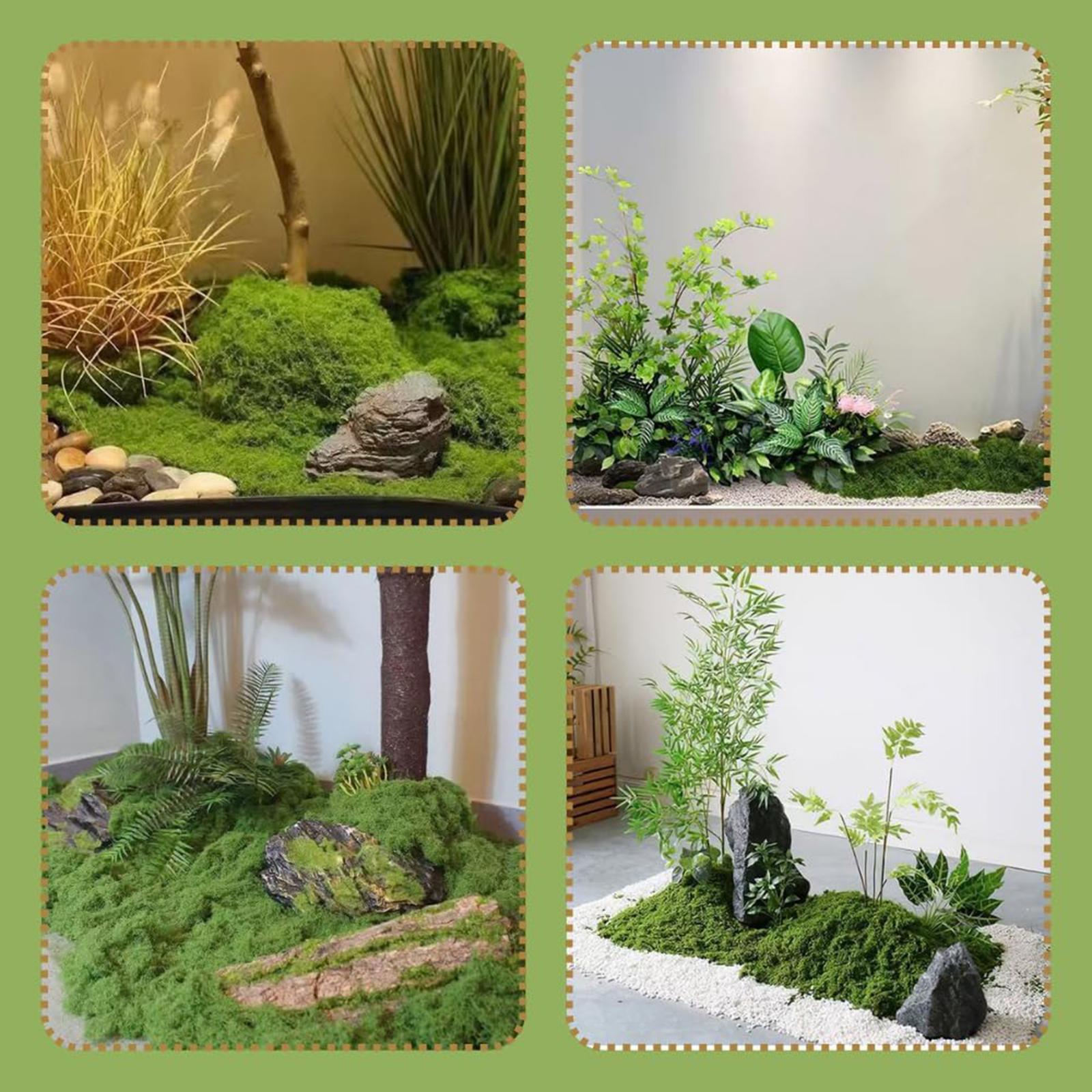 人工緑植物、屋外プランター、ガーデン用ナイロンモスマット、接 - Planted Aquarium Moss のレビューと価格