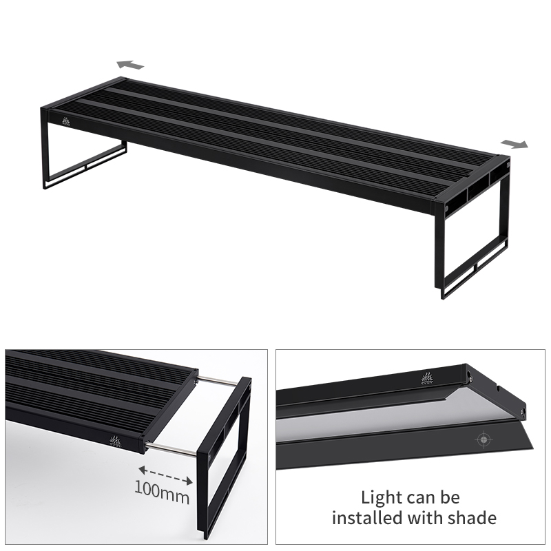 伸縮ブラケット付きシリーズ水槽ライト RGB+UV フルスペ - Planted Aquarium Uv Light のレビューと価格