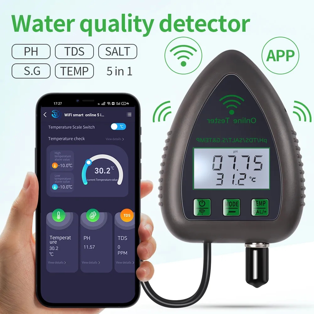 Tuya-テスター,高品質,オンラインモニター,真空計,ph - Planted Aquarium Test Kit のレビューと価格