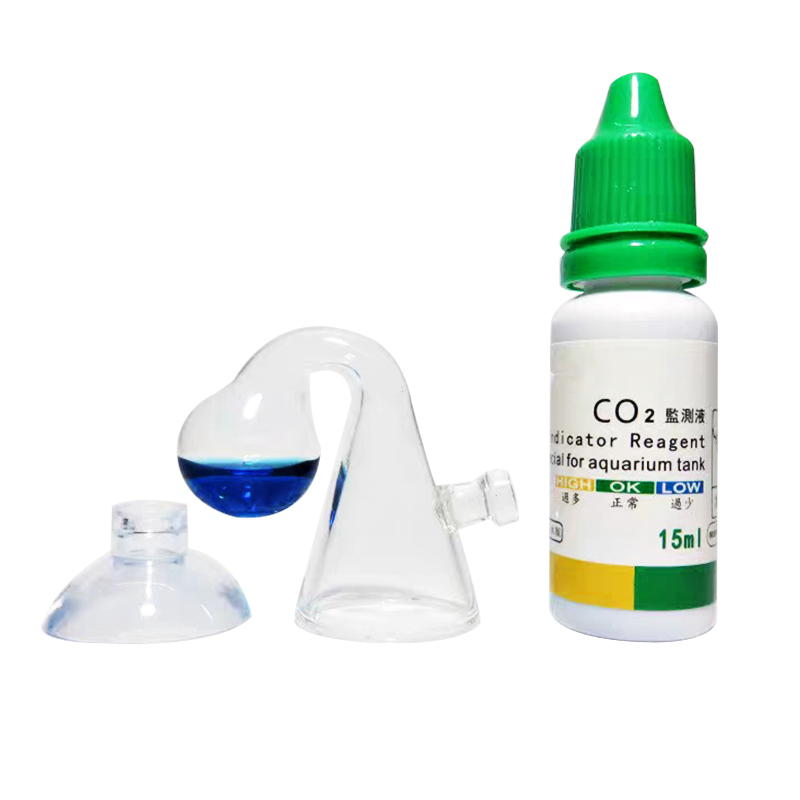 水族館 CO2 インジケーター DIY 水槽ガラス液体テスタ - Planted Aquarium Tank Kit のレビューと価格