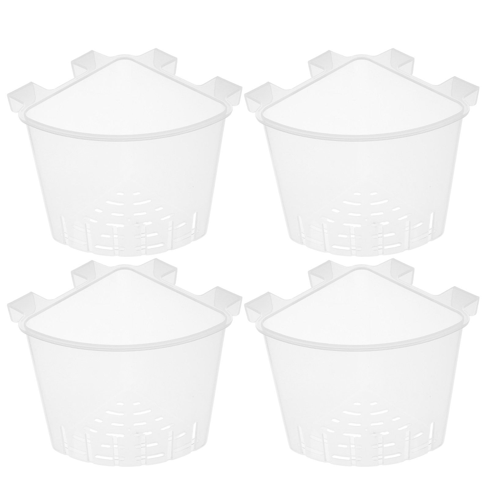 4個入り吊り下げ式水槽植物ホルダー、コーナープランター、淡水 - Aquarium Plant Holder のレビューと価格