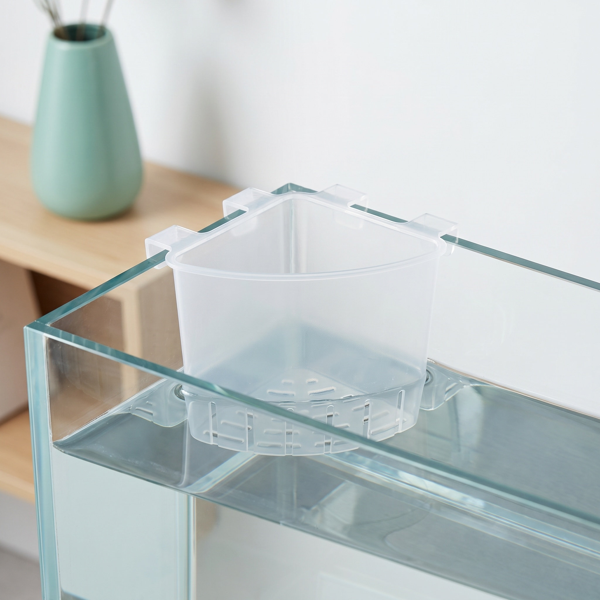 4個入り吊り下げ式水槽植物ホルダー、コーナープランター、淡水 - Aquarium Plant Holder のレビューと価格