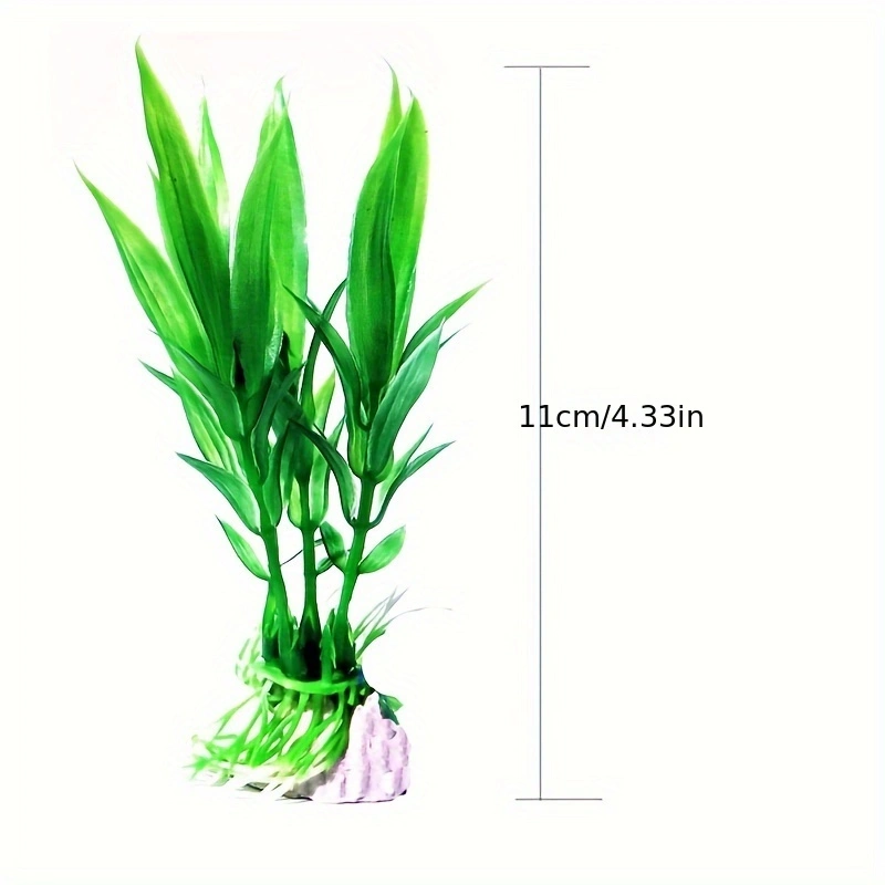 人工水中プラスチック植物水族館の水槽水生偽低木緑水草表示シミ - Aquarium Plant Design のレビューと価格