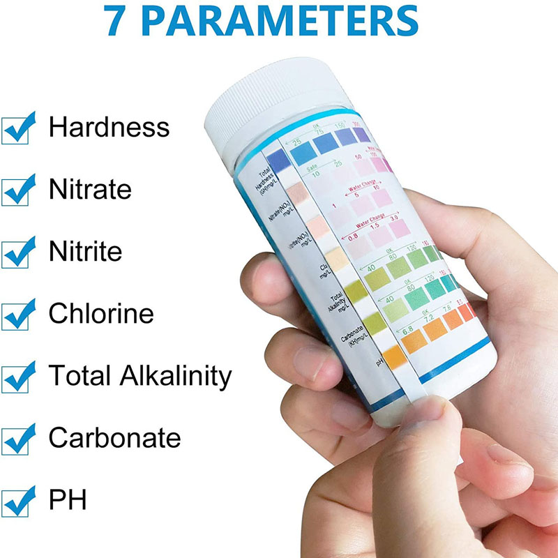 7-IN-1 水族館テストストリップ 100 個水槽テストキ - Planted Aquarium Test Kit のレビューと価格
