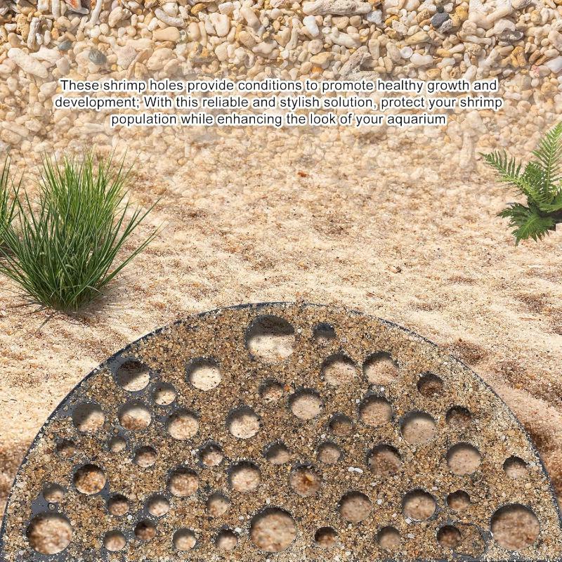水槽用隠れ洞窟シェルター 小魚や繁殖休憩用の地下洞窟 水槽の - Aquarium Plant Rings のレビューと価格