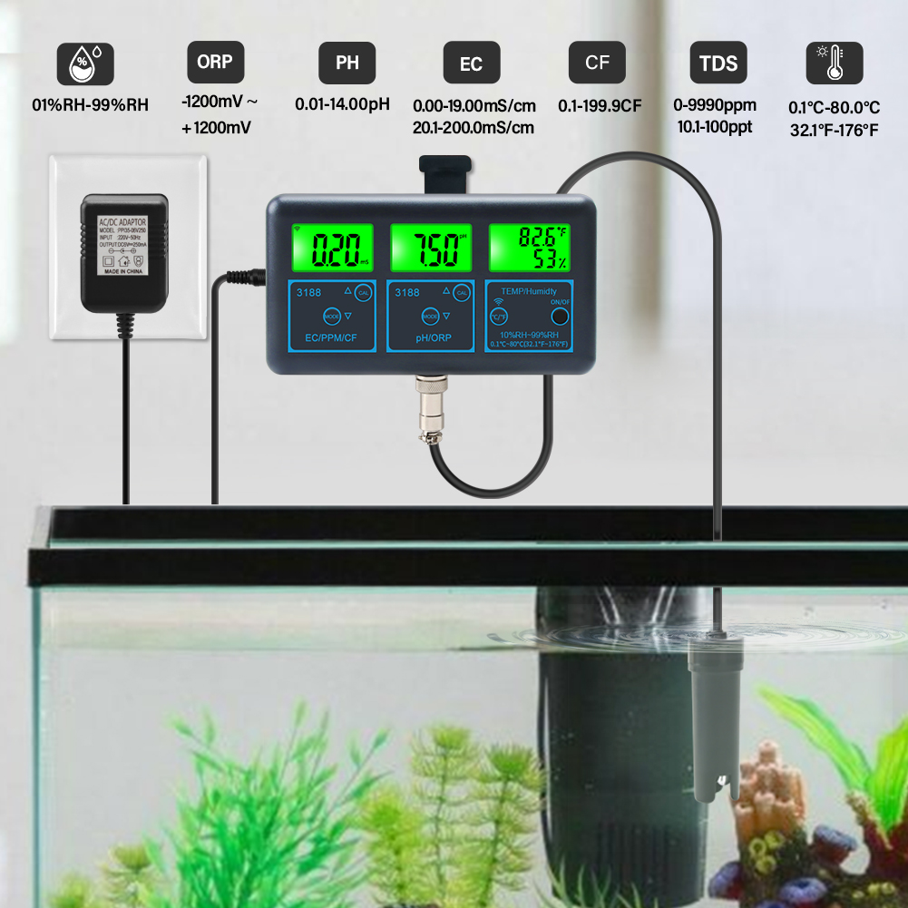 真空温度計,wifi,圧力計,水温計,Tuyaアプリ,デジタ - Planted Aquarium Test Kit のレビューと価格