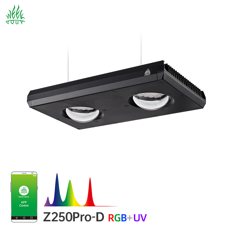 ウィークアクア Z250 プロ フルスペクトルLED水槽ライ - Planted Aquarium Uv Light のレビューと価格