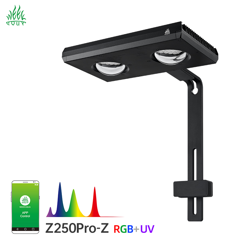 ウィークアクア Z250 プロ フルスペクトルLED水槽ライ - Planted Aquarium Uv Light のレビューと価格