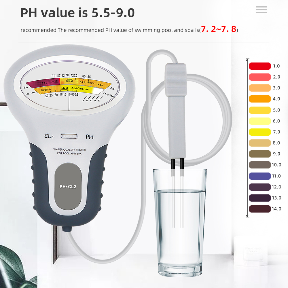 2 in 1水質テスター,塩素検出器,PHおよびCL2メータ - Planted Aquarium Test Kit のレビューと価格