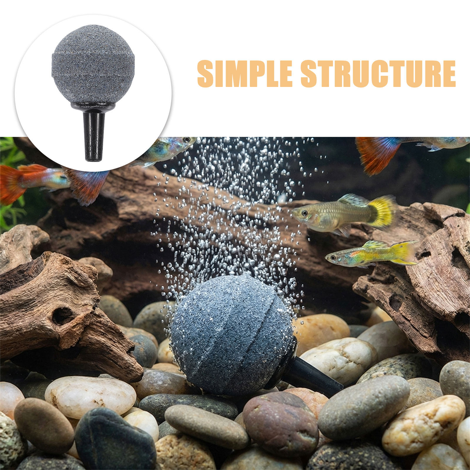 12個入り水槽エアストーンバブルディフューザー、水槽用エアバ - Planted Aquarium Air Stone のレビューと価格