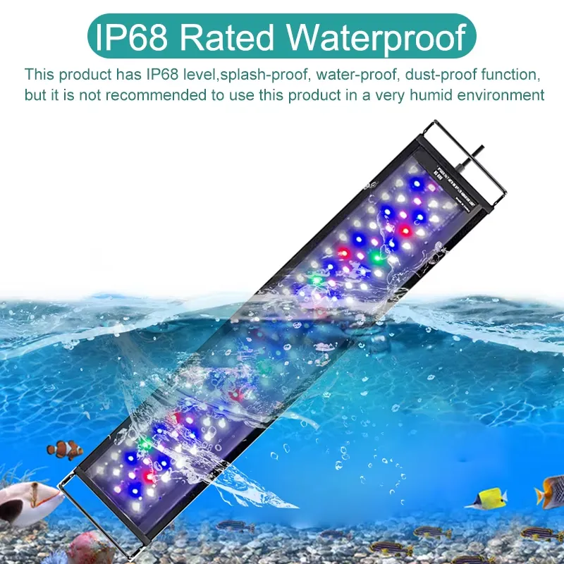 新型60cmフルスペクトルLED水槽ライト 魚タンク、サンゴ - Planted Aquarium Hours のレビューと価格