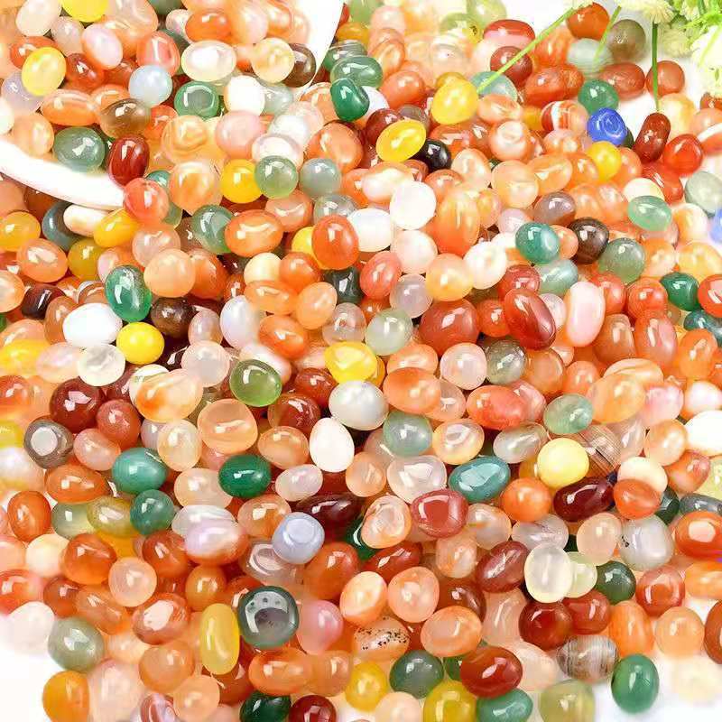 100〜500g カラフルな小石 天然瑪瑙クリスタル小石 装 - Planted Aquarium Air Stone のレビューと価格