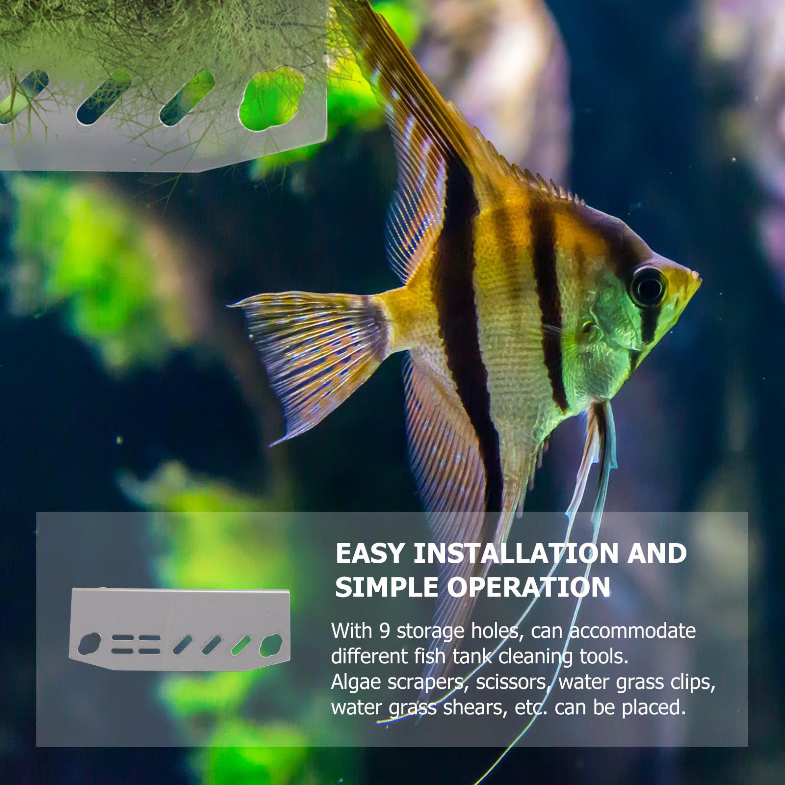 1個入り水槽用ツールラック ステンレス製 水草ツールオーガナ - Aquarium Plant Holder のレビューと価格
