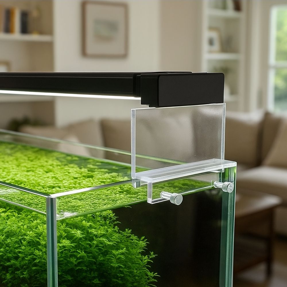 透明アクリル製水槽LEDライトホルダー、穴あけ不要の吊り下げ - Aquarium Plant Holder のレビューと価格