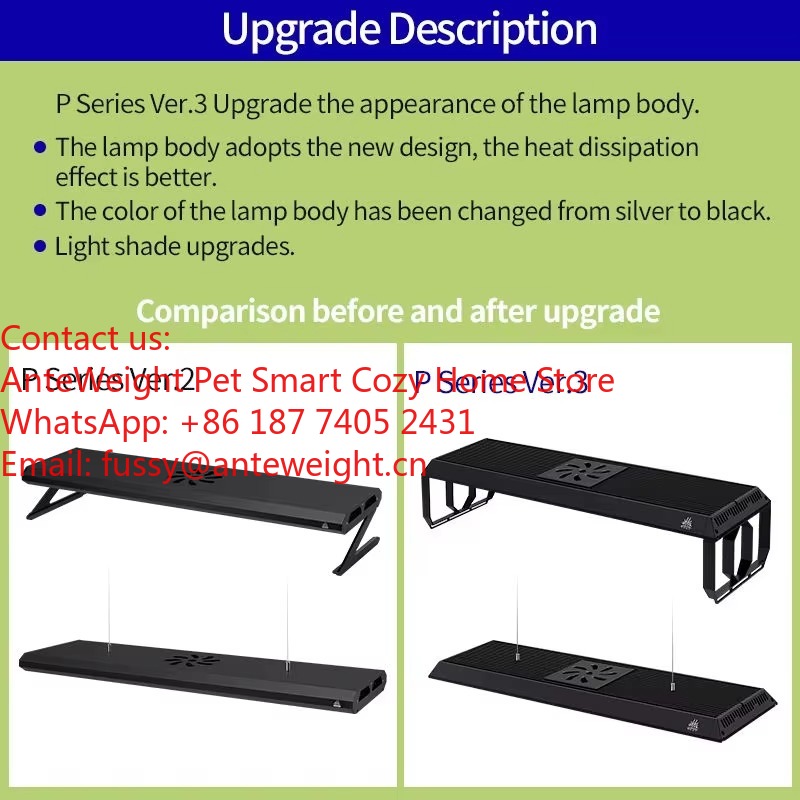 P600/P900/P1200Pro Ver.3 フルスペク - Planted Aquarium Uv Light のレビューと価格