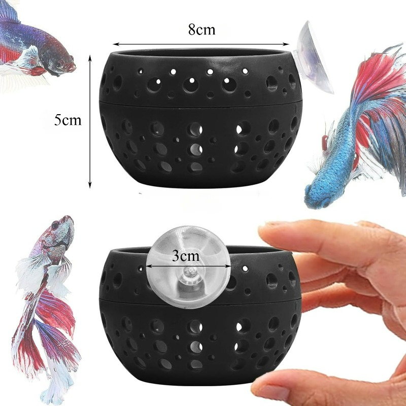 ベタ用電球型隠れ家トンネル水槽魚隠れ家（吸盤付き）-エビ用洞 - Aquarium Plant Rings のレビューと価格