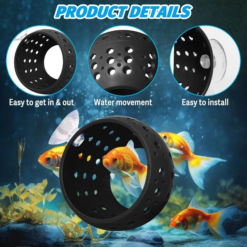 ベタ用電球型隠れ家トンネル水槽魚隠れ家（吸盤付き）-エビ用洞 - Aquarium Plant Rings のレビューと価格