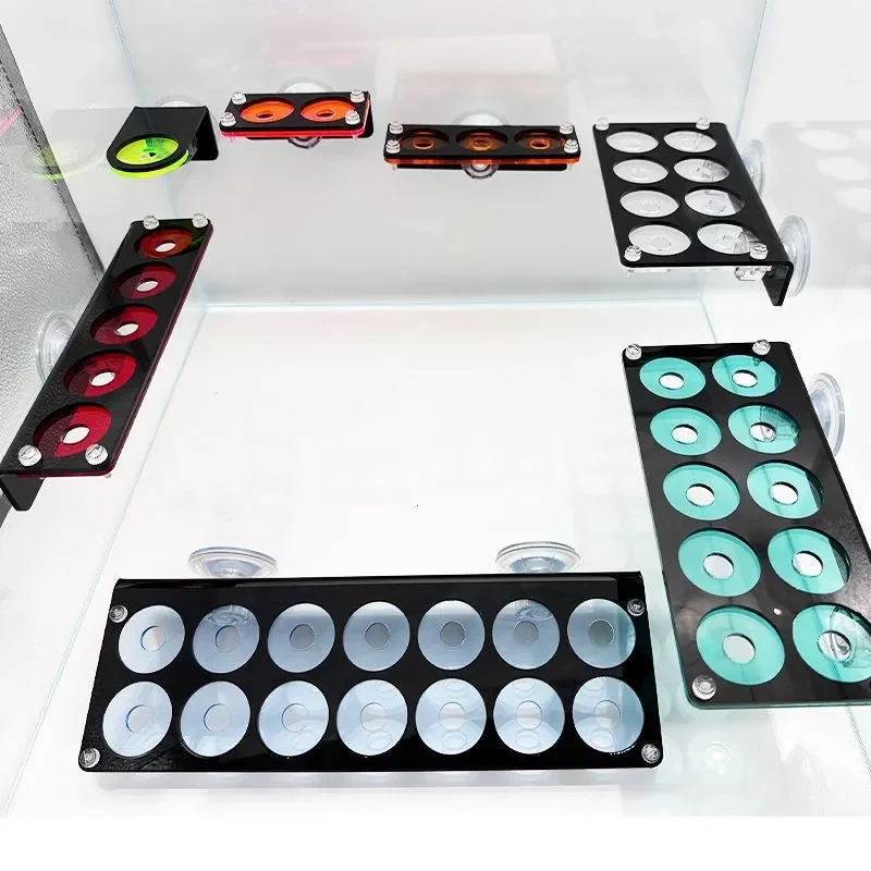 アクリル蛍光 SPS サンゴフラグブラケット成長プラグホルダ - Aquarium Plant Holder のレビューと価格