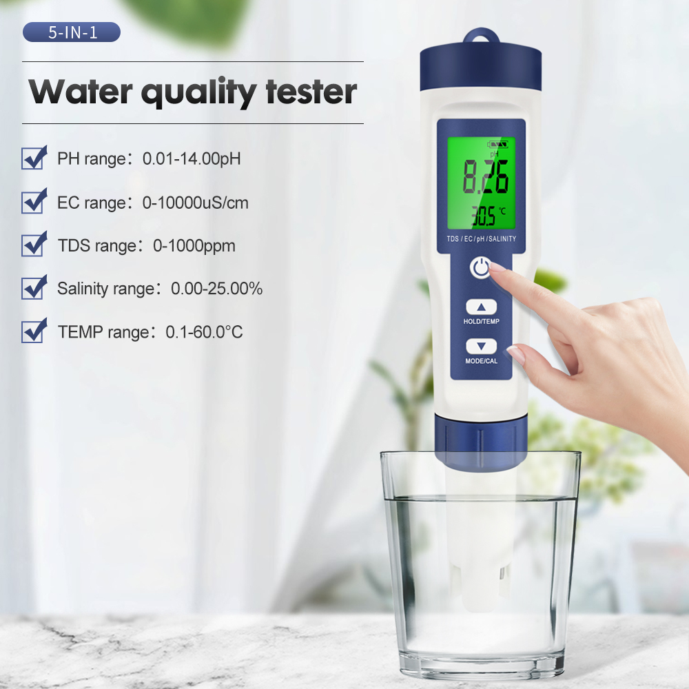 プロの水質テスター,5 in 1,tds,ph,ec,温度, - Planted Aquarium Test Kit のレビューと価格