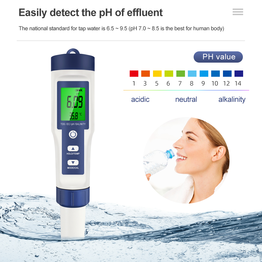 プロの水質テスター,5 in 1,tds,ph,ec,温度, - Planted Aquarium Test Kit のレビューと価格