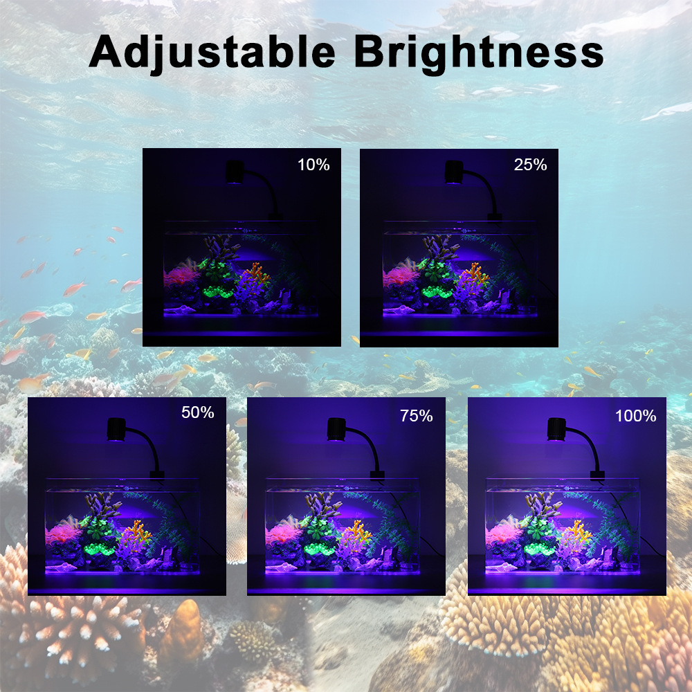 LED水槽ライト フルスペクトル リーフコーラルランプ UV - Planted Aquarium Uv Light のレビューと価格