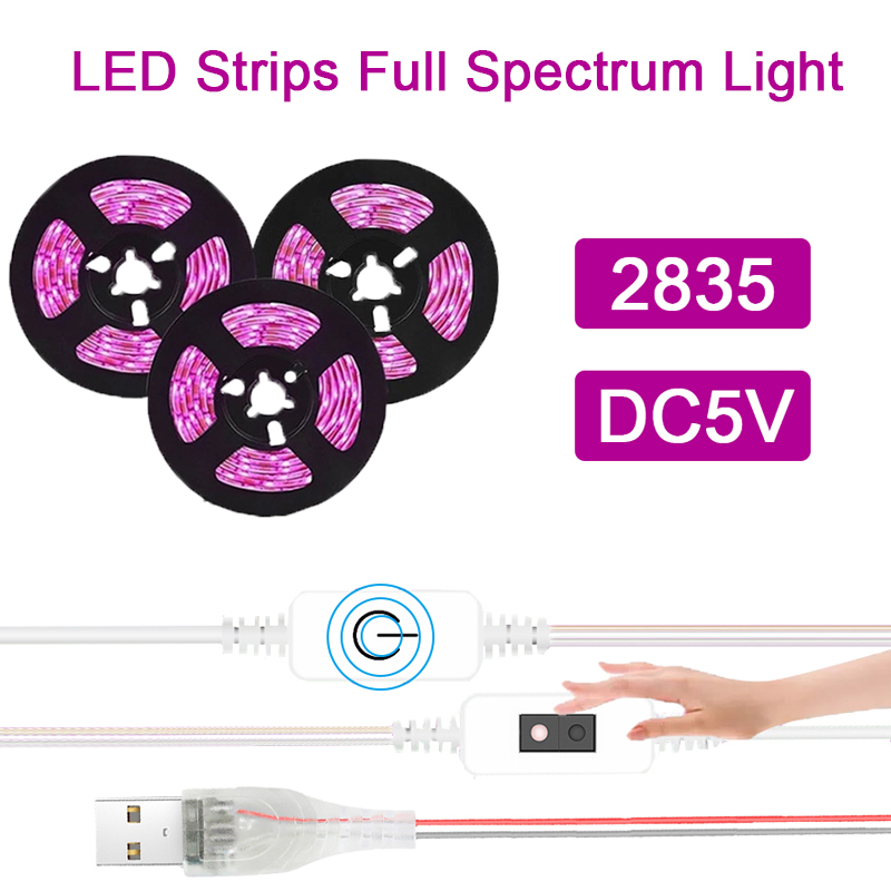 植物栽培用LEDストリップライト,5V,USB,フィトテープ - Planted Aquarium Hours のレビューと価格