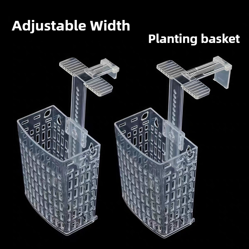 水槽用植物ホルダー 高さ調節可能 リフティングバスケット 魚 - Aquarium Plant Design のレビューと価格
