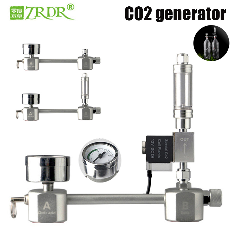 水族館CO2レギュレーターシステムキット,バルブ付きCO2デ - Planted Aquarium Tank Kit のレビューと価格