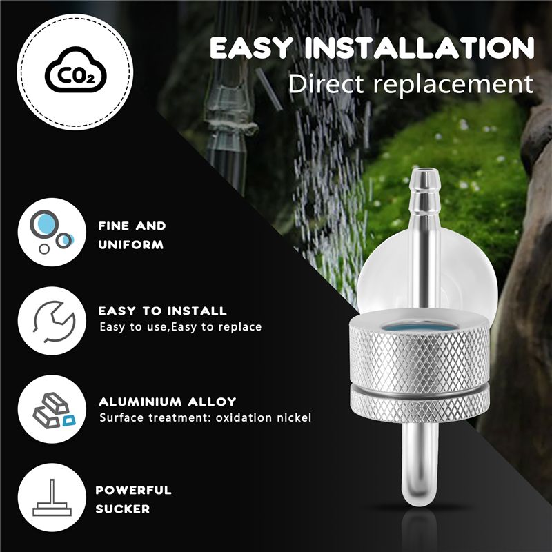 A53Q-セット CO2 ディフューザー アトマイザー レギ - Planted Aquarium Moss のレビューと価格
