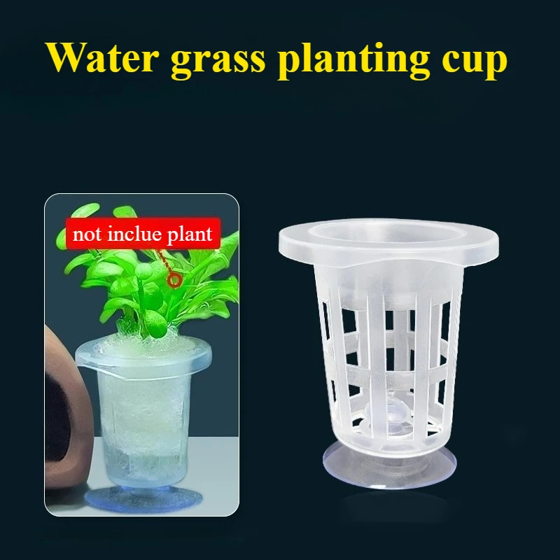 50 個/10 個水族館植栽バスケット水生植物カップ水耕鉢植 - Aquarium Plant Holder のレビューと価格