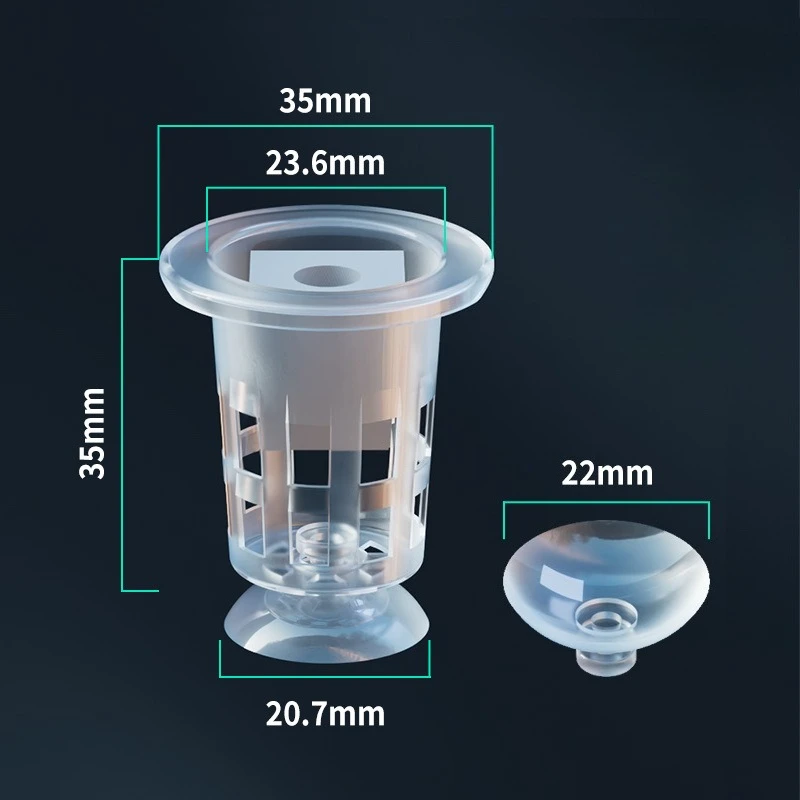 50 個/10 個水族館植栽バスケット水生植物カップ水耕鉢植 - Aquarium Plant Holder のレビューと価格